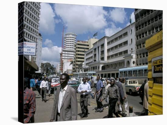 Moi Avenue, Nairobi, Kenya, East Africa, Africa-David Poole-Stretched Canvas