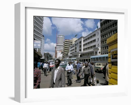 Moi Avenue, Nairobi, Kenya, East Africa, Africa-David Poole-Framed Photographic Print