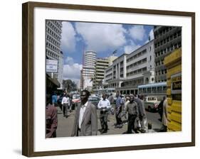 Moi Avenue, Nairobi, Kenya, East Africa, Africa-David Poole-Framed Photographic Print