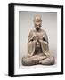 Moine assis, formant le sceau ésotérique du "Recueillement sur le sinciput du Buddha"-null-Framed Giclee Print