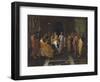 Moïse changeant en serpent la Verge d'Aaron-Nicolas Poussin-Framed Giclee Print