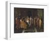 Moïse changeant en serpent la Verge d'Aaron-Nicolas Poussin-Framed Giclee Print