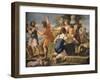 Moïse et les filles de Jethro-Giovanni Francesco Romanelli-Framed Giclee Print