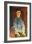Moise Kisling Seated, 1916-Amedeo Modigliani-Framed Giclee Print