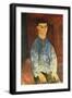 Moise Kisling Seated, 1916-Amedeo Modigliani-Framed Giclee Print