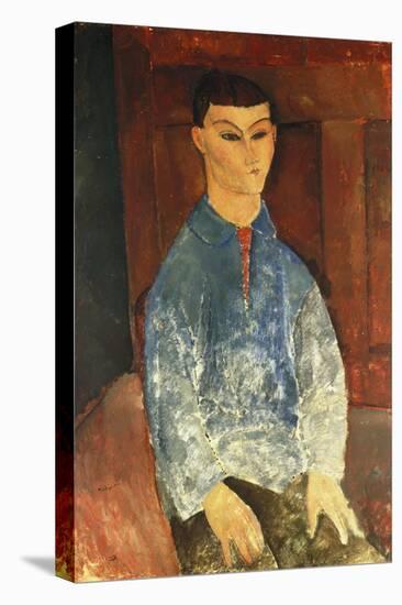 Moise Kisling Seated, 1916-Amedeo Modigliani-Stretched Canvas