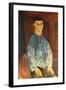 Moise Kisling Seated, 1916-Amedeo Modigliani-Framed Giclee Print