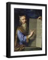 Moïse présentant les Tables de la Loi-Philippe De Champaigne-Framed Giclee Print