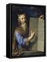 Moïse présentant les Tables de la Loi-Philippe De Champaigne-Framed Stretched Canvas