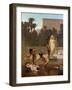 Moise Sauve Des Eaux - the Finding of Moses Par Goodall, Frederick (1822-1904). Oil on Canvas, Size-Frederick Goodall-Framed Giclee Print