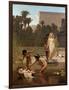 Moise Sauve Des Eaux - the Finding of Moses Par Goodall, Frederick (1822-1904). Oil on Canvas, Size-Frederick Goodall-Framed Giclee Print
