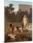 Moise Sauve Des Eaux - the Finding of Moses Par Goodall, Frederick (1822-1904). Oil on Canvas, Size-Frederick Goodall-Mounted Giclee Print