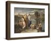 Moïse sauvé des eaux-Nicolas Poussin-Framed Giclee Print