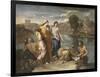 Moïse sauvé des eaux-Nicolas Poussin-Framed Giclee Print