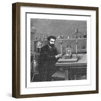 Moissan Isolating Fluorine, 1886-Mehau Kulyk-Framed Photographic Print