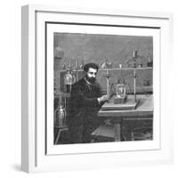 Moissan Isolating Fluorine, 1886-Mehau Kulyk-Framed Photographic Print