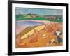 Moisson Au Bord De La Mer (Harvest by the Sea)-Emile Bernard-Framed Giclee Print