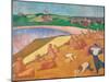 Moisson Au Bord De La Mer (Harvest by the Sea)-Emile Bernard-Mounted Giclee Print