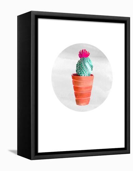Mojave Cactus 2-Crystal Smith-Framed Stretched Canvas