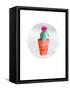 Mojave Cactus 2-Crystal Smith-Framed Stretched Canvas