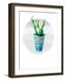 Mojave Cactus 3-Crystal Smith-Framed Art Print