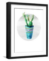 Mojave Cactus 3-Crystal Smith-Framed Art Print