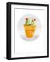 Mojave Cactus 4-Crystal Smith-Framed Art Print