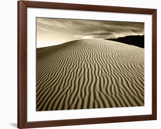 Mojave Desert Sand Dunes, Death Valley National Park, California, USA-Adam Jones-Framed Photographic Print