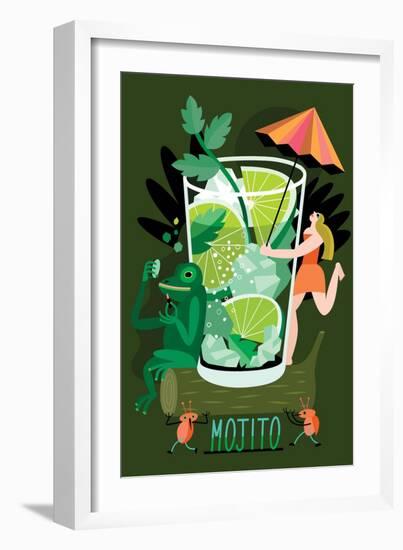 Mojito, 2017-Yuliya Drobova-Framed Giclee Print