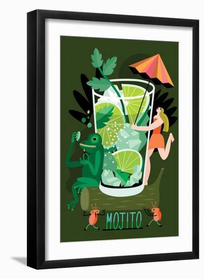 Mojito, 2017-Yuliya Drobova-Framed Premium Giclee Print