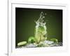 Mojito Cocktail With Splash And Ice-Jag_cz-Framed Photographic Print