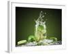 Mojito Cocktail With Splash And Ice-Jag_cz-Framed Photographic Print