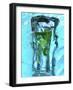 Mojito with Fresh Mint Surrounded by Ice-Michael Meisen-Framed Photographic Print