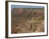 Mokee Dugway Road Descends from Cedar Mesa, in the Valley of the Gods, Utah, USA-Waltham Tony-Framed Photographic Print