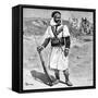Mokhazni French Colonial Auxiliary Soldier North Africa 1904-Chris Hellier-Framed Stretched Canvas
