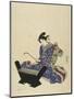 Mokkin, Wooden Xylophone-Toyokuni-Mounted Premium Giclee Print