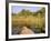 Mokoro through Reeds and Papyrus, Okavango Delta, Botswana-Pete Oxford-Framed Photographic Print