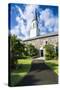 Mokuaikaua Church, Kailua-Kona, Big Island, Hawaii, United States of America, Pacific-Michael-Stretched Canvas