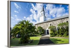 Mokuaikaua Church, Kailua-Kona, Big Island, Hawaii, United States of America, Pacific-Michael-Framed Photographic Print