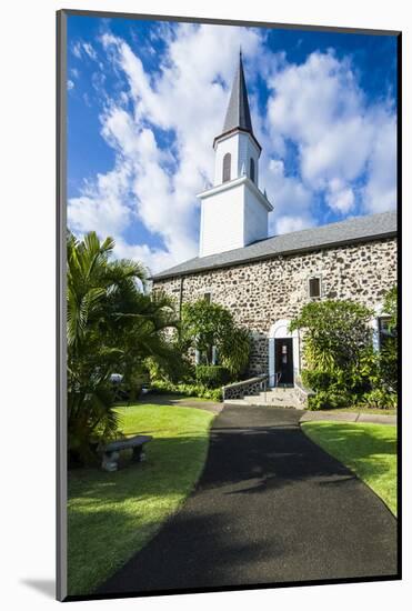 Mokuaikaua Church, Kailua-Kona, Big Island, Hawaii, United States of America, Pacific-Michael-Mounted Photographic Print