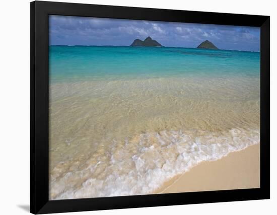 Mokulua Islands from Lanikai Beach-Darrell Gulin-Framed Photographic Print