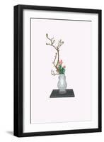 Mokuren & Yuri (Magnolia And Lily) In Kenryu-Josiah Conder-Framed Art Print