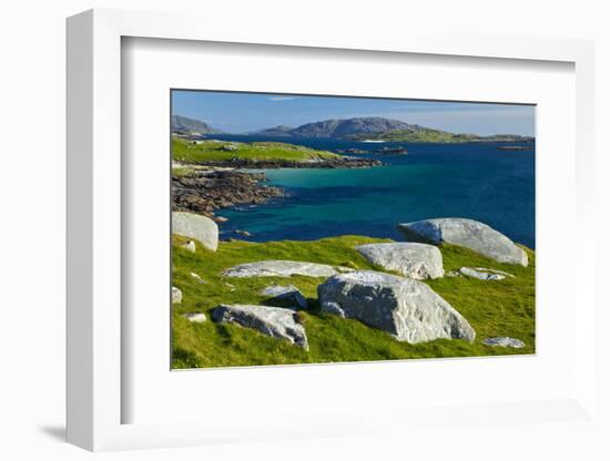 Mol Foirs Geodha, Mealasta Beach, Southwest Lewis Island, Outer Hebrides, Scotland, UK, June 2009-Muñoz-Framed Photographic Print