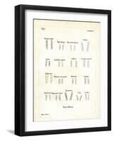 Molars-null-Framed Giclee Print