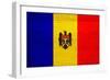 Moldova Flag Design with Wood Patterning - Flags of the World Series-Philippe Hugonnard-Framed Art Print