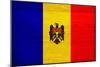 Moldova Flag Design with Wood Patterning - Flags of the World Series-Philippe Hugonnard-Mounted Art Print