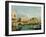 Mole Und Riva Degli Schiavoni as Seen from Bacino Di S.Marco-Canaletto-Framed Premium Giclee Print