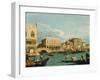 Mole Und Riva Degli Schiavoni as Seen from Bacino Di S.Marco-Canaletto-Framed Premium Giclee Print