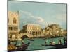 Mole Und Riva Degli Schiavoni as Seen from Bacino Di S.Marco-Canaletto-Mounted Premium Giclee Print