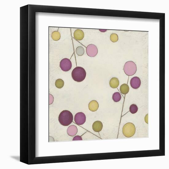 Molecular Blossoms III-June Erica Vess-Framed Art Print